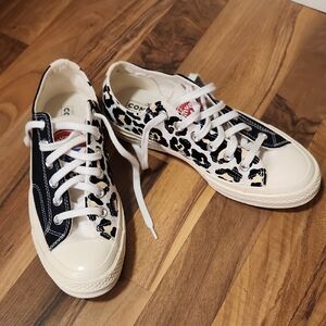 Chuck Taylor All Star Unisex Leopard Sneakers W 6.5  M 4.5
